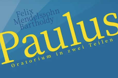 Plakat für das Paulus-Konzert des Johannischors Osnabrück.
